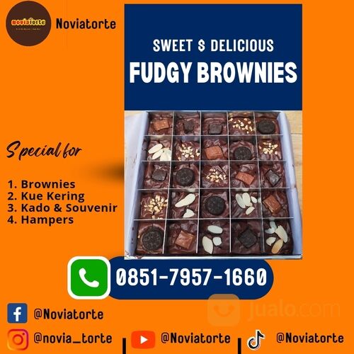 Brownies Panggang Fudgy Surabaya Noviatorte di Kota Surabaya, Jawa