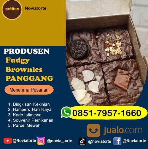 Harga Brownies Fudgy Ukuran 20x20 Surabaya Noviatorte