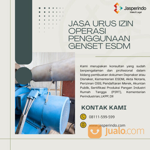 IZIN OPERASI PENGGUNAAN GENSET ESDM