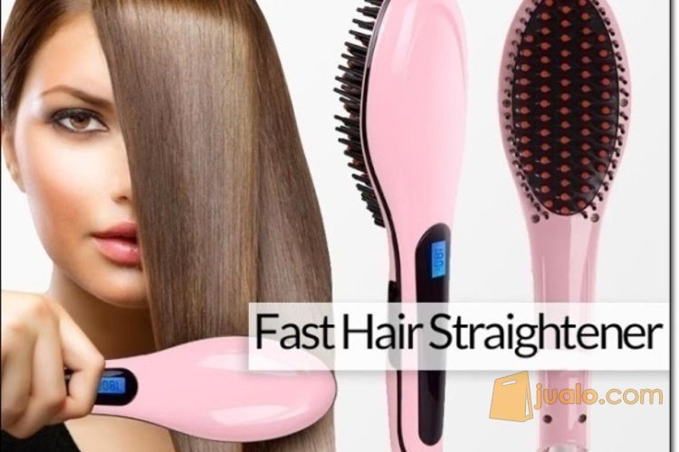  Sisir  Listrik Straightening Brush Sisir  Ion Pelurus Rambut  