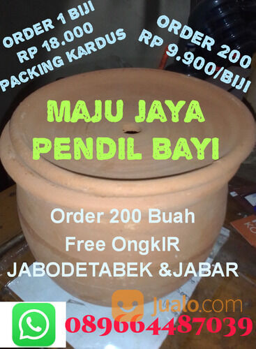 Tanah Liat Pendil Bayi 1 Biji COD/Gosend JABODETABEK