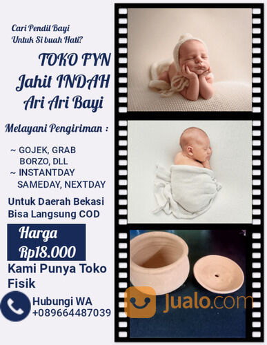 Tanah Liat Pendil Bayi 1 Biji COD/Gosend JABODETABEK