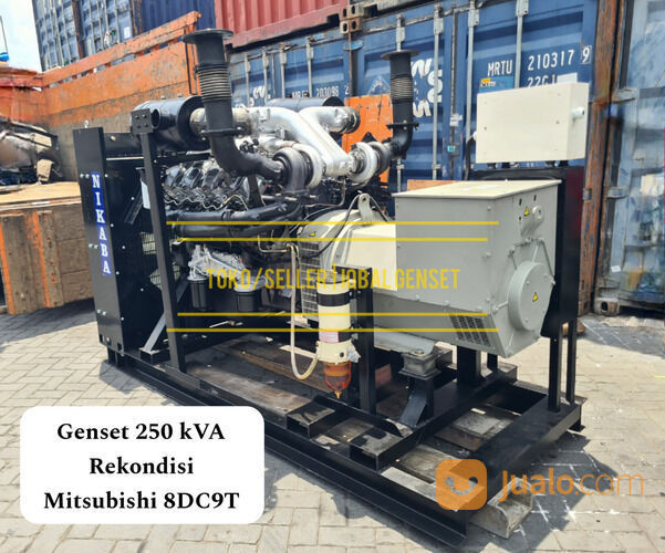 Genset 250 KVA Bekas Mitsubishi 8DC9T Rekondisi