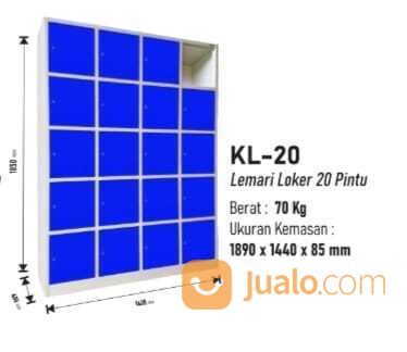 KL 20 Loker Besi Kozure 20 Pintu 082246482630