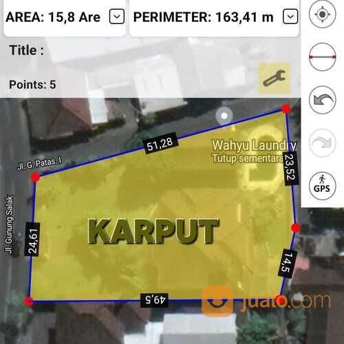 Dikontrakan Tanah 15,8 are, Jl. Raya Gunung Salak Gn. Patas Padangsambian Denpasar
