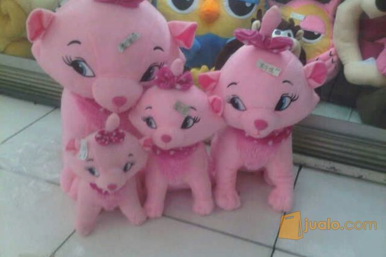 Boneka mainan  anak kucing Merry pink film kartun  the merry 