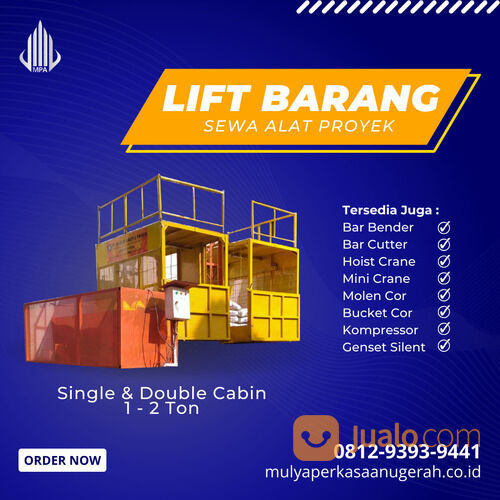 PERSEWAAN LIFT BARANG SEMARANG | RENTAL LIFT BARANG SEMARANG | PASSENGER HOIST - PT. MPA