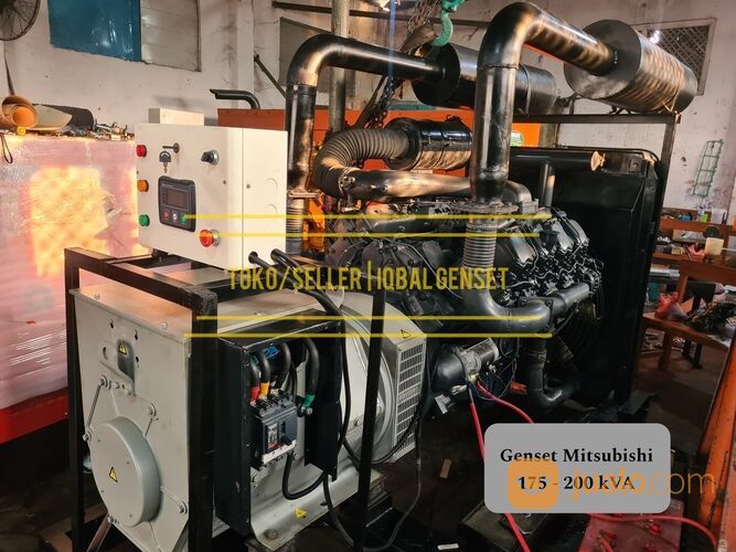 Genset Mitsubishi 200 KVA Open Rekondisi