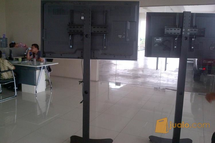 Bracket Tv Standing Plat Model Kupu Kupu Kuat Dan Kekar Murah di Kota