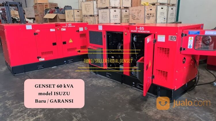 Genset 60 kVA silent Isuzu Model Baru