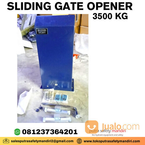 SLIDING GATE MESIN PAGAR GERBANG OTOMATIS 3500 KG FULLSET