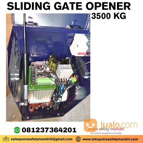 SLIDING GATE MESIN PAGAR GERBANG OTOMATIS 3500 KG FULLSET