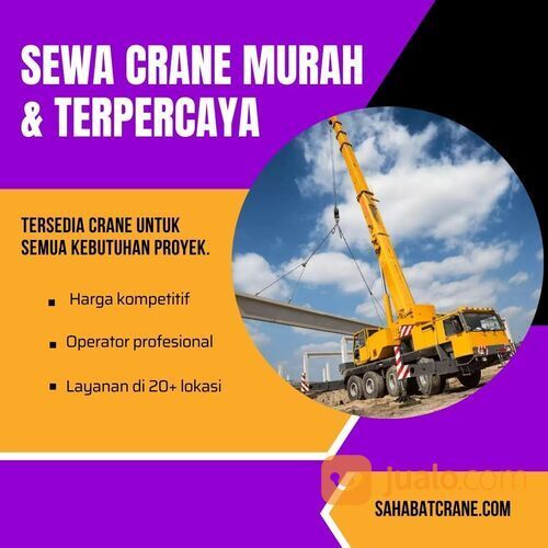 Jasa Sewa Crane Profesional di Pondok Cabe Ilir Tangerang Selatan