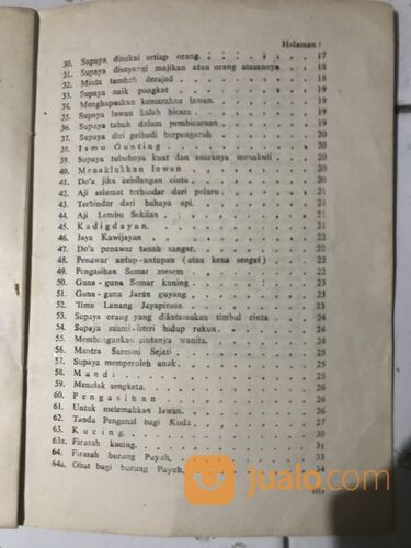 Buku: "PRIMBON PUSAKA WALI SANGA", CV. Aneka, Solo, tahun 1970an.
