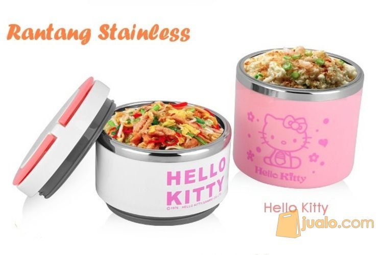 Rantang 2 Susun Karakter Hello Kitty