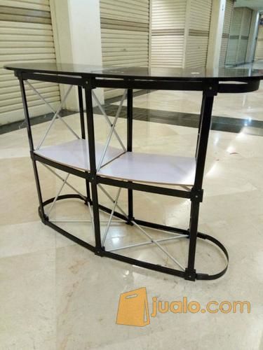 Pop Up Table / Meja Rak Promosi Khusus Pameran Counter Mall Kantor Resto Murah