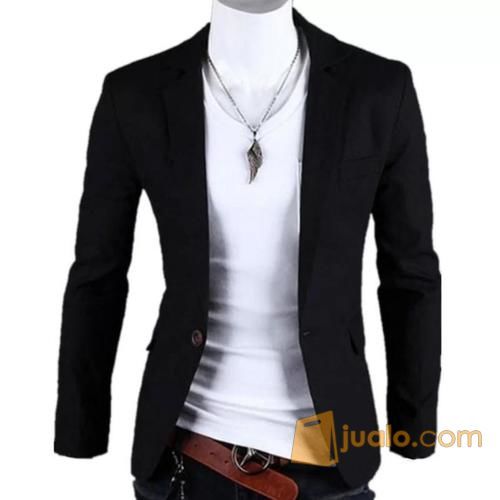 Blazer Pria Jas Pria Hitam Full / Jas Casual Pria / Jas  