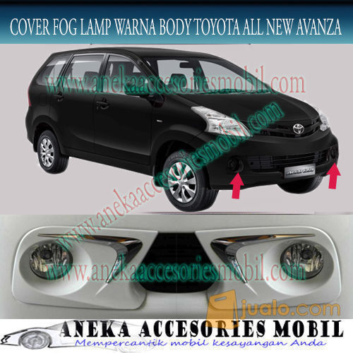 cover fog lamp cover lampu kabut body color toyota all new avanza