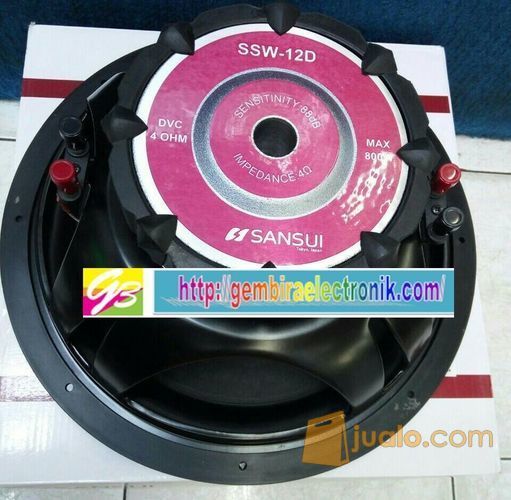 subwoofer sansui 12