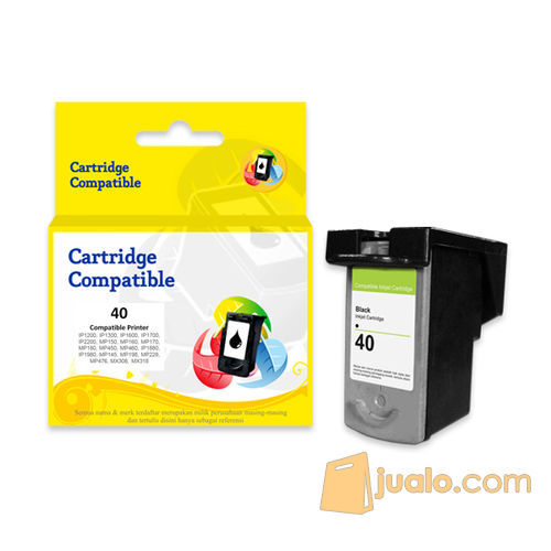 Cartridge Recycle Canon PG40 PG40 40 Black CHIP, Tinta Printer Canon
