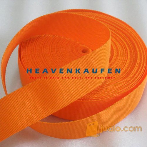 Tali Webbing 3,8 cm Orange Meteran