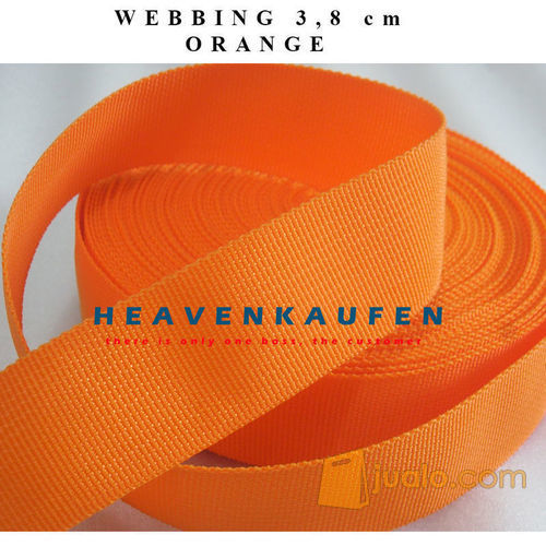 Tali Webbing 3,8 cm Orange Meteran