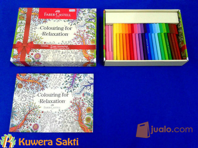 Connector Pen 60 Warna Faber Castell Colouring For Relaxation Jakarta Barat Jualo