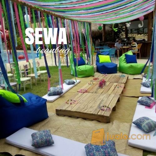 Sewa Rental Rent Kursi Santai Beanbag Bali Jakarta Bandung Indonesia Bean Bag Chairs Denpasar Jualo