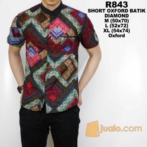 Kemeja Pria Batik Diamond Oxford Jakarta Barat Jualo