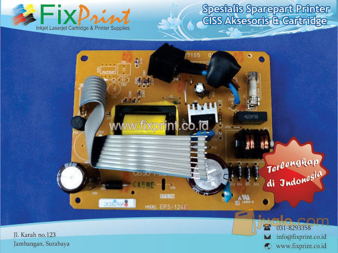 Power Supply Printer Epson L1300 T1100 R1900, Adaptor Epson L1300 di Kota Surabaya, Jawa Timur