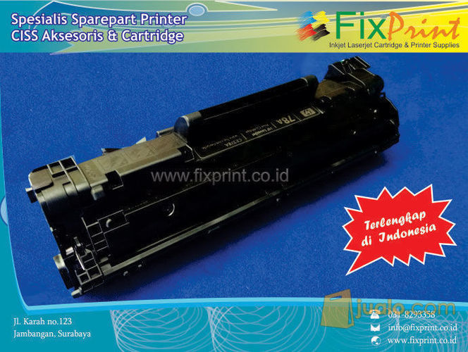 Cartridge Toner Bekas CE278A 78A, Printer HP LaserJet Pro P1606dn