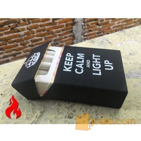 Casing Kotak Rokok Anti Air Silicone Cover Motif Keep Calm