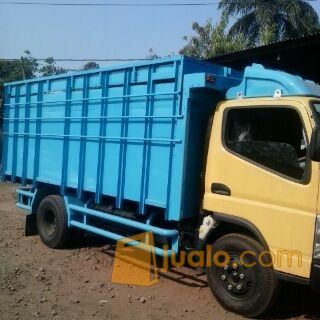 mitsubishi canter 125ps bak  kayu  rangka  besi  colt diesel 