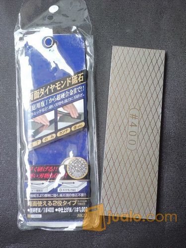 Batu asah DIAMOND, kombinasi grit 400 dan 1000. SK11 made in JAPAN