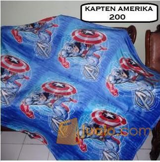 Selimut Bulu Halus Karakter Captain America 150x200 Ks Is088 Jakarta Selatan Jualo