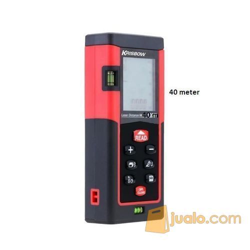 Meteran Digital Krisbow Laser Distance Meter 40 with Level Bekasi