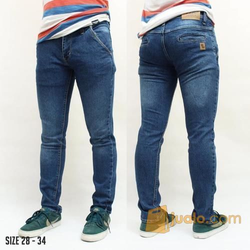  CELANA  JEANS  PANJANG PRIA BAHAN DENIM STRETCH Bandung  