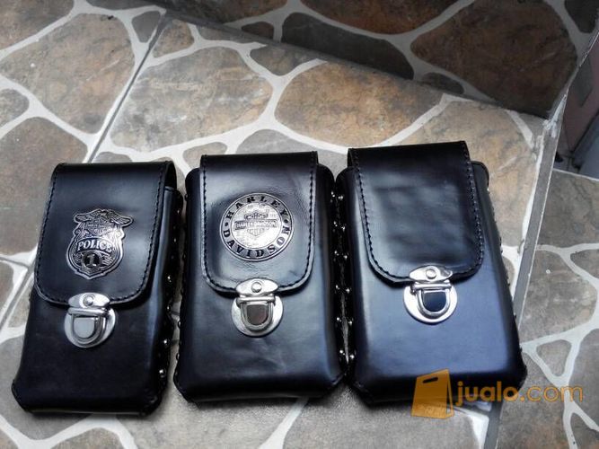 Sarung Dompet Hp Polisi Dompet Casing Cover Hp Polisi Kulit Asli