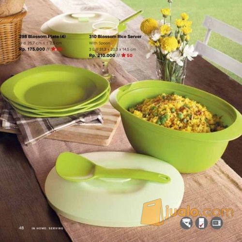 Tupperware Blossom Soup Server With Ladle Surabaya Jualo