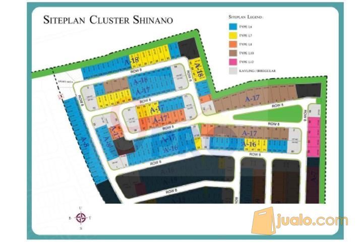 Jakarta Garden City Cluster Shinano tipe 8x15 Harga 2 M Dekat Taman di