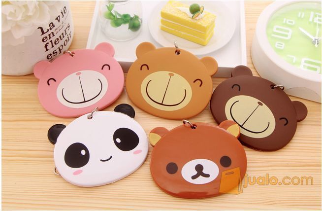 Gantungan Kartu/ Gantungan Kunci Bear, Rilakkuma n Panda