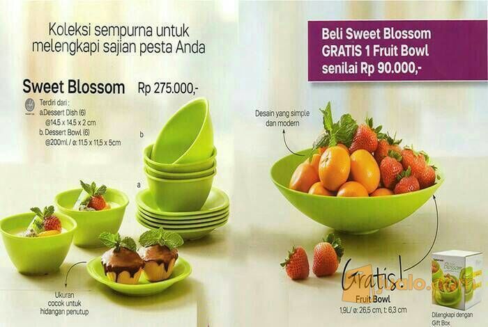 Tupperware Sweet Blossom Collection Kab Karanganyar Jualo