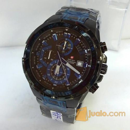 Jam Tangan Swiss Navy Chronograph Sn 8825 Black Bekasi Jualo