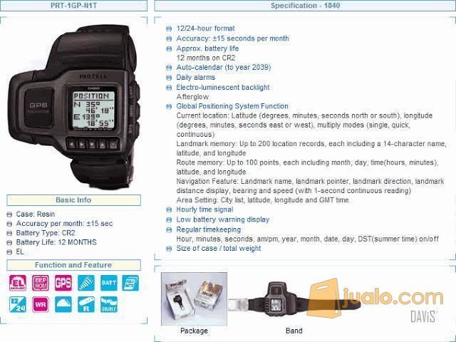 casio protrek prt1