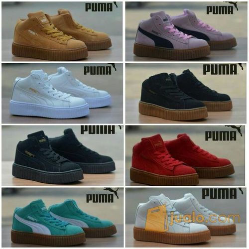 14- Sepatu Sneakers Wanita / Sepatu Puma Rihanna High ...