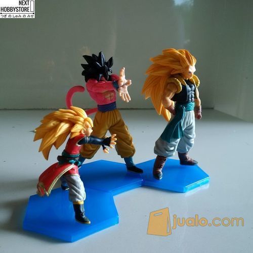 [Figure Dragon Ball] Goku SS4 Kamehameha, Gothenks Kecil Besar