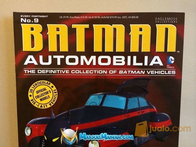 Batman Automobilia Magazine #9 & 1:43 DieCast DC Comics Batmobile #5