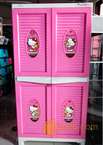  Lemari  Plastik  4 Pintu  Hello  Kitty  Napolly BCBC 242 HKBF 