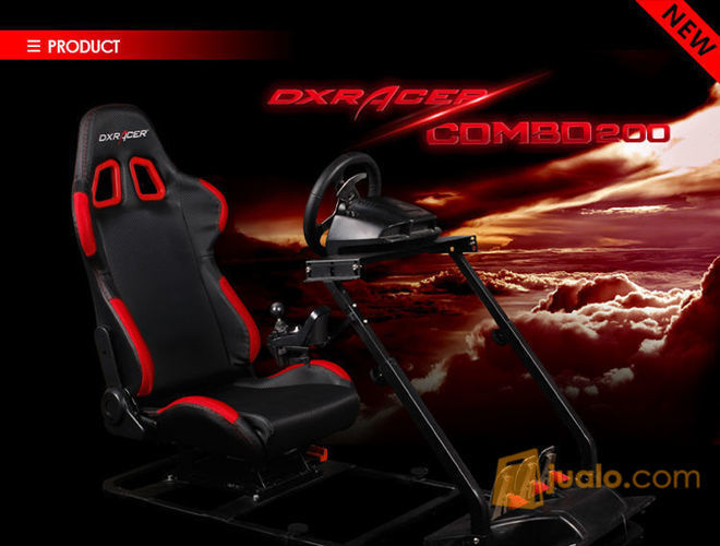 Jual DXRacer Racing Simulator PS/COMBO/200 Black Red di Kota Jakarta ...