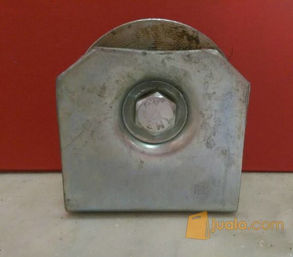 RODA PAGAR  BESI  STAINLESS  TEBAL UKURAN 8 CM AS PINTU 